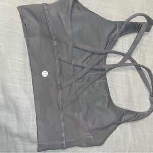 Lululemon gray energy bra